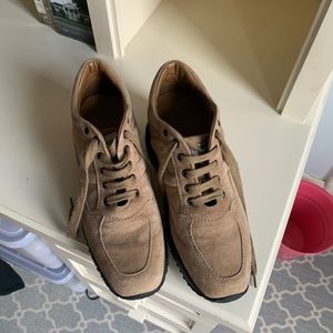 Hogan International Suede lace up sneakers
